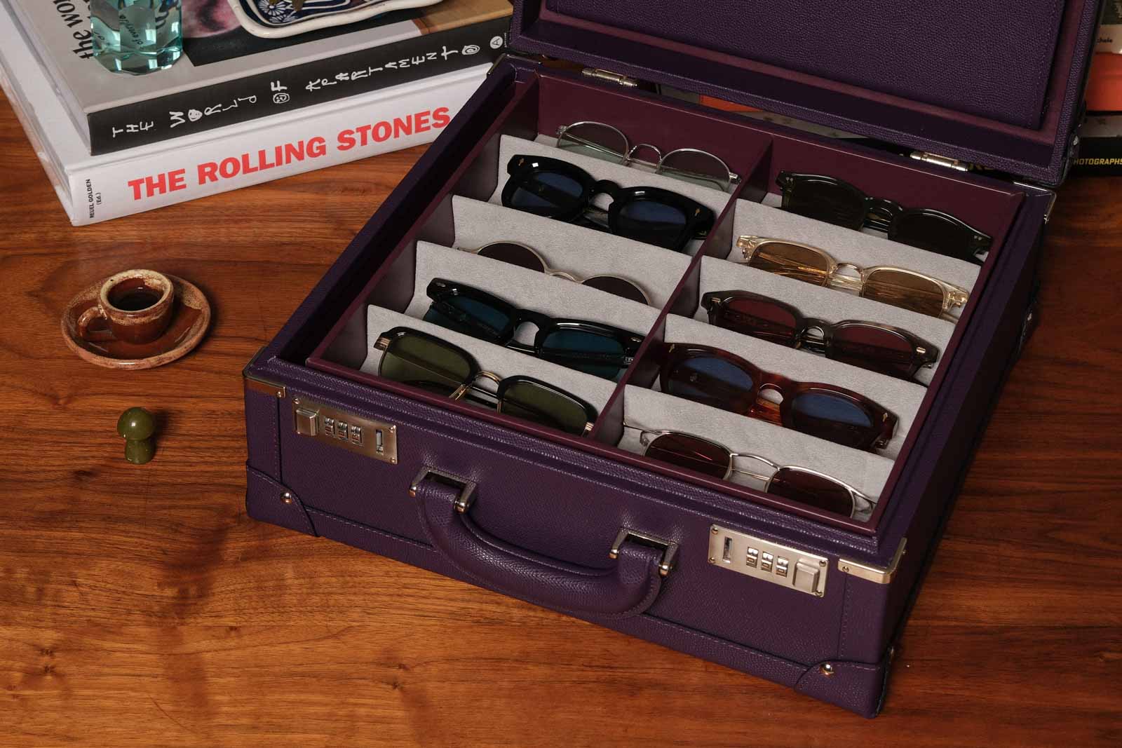 Large Collectors Case Royal Purple twelvesixtynine