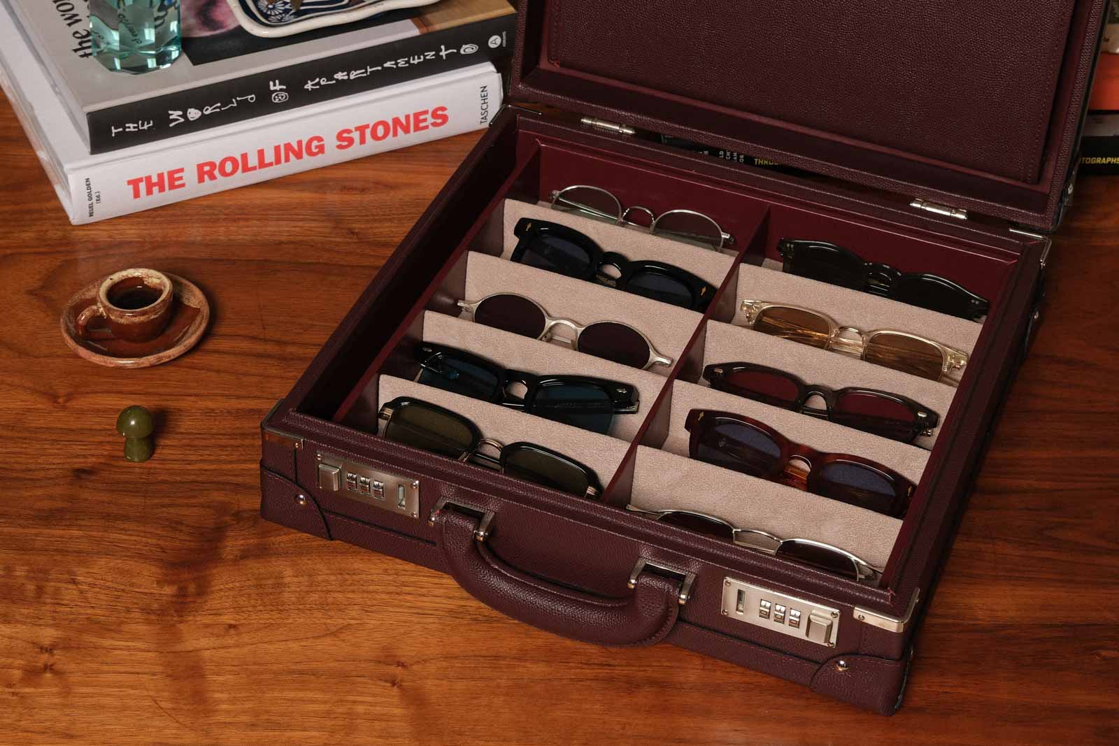 Medium Collectors Case Burgundy twelvesixtynine