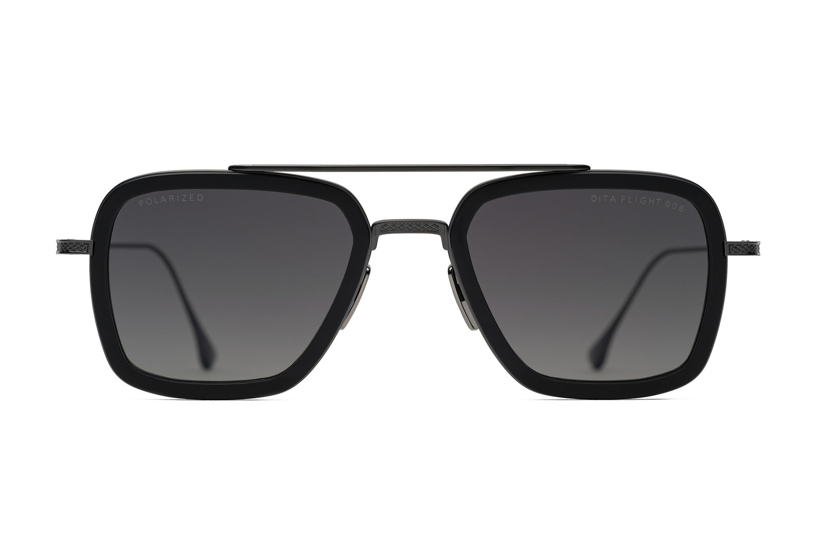 Dita Flight 006 Black Iron Matte Black Sunglasses