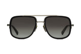 Dita Mach S Antique Silver Matte Black Sunglasses