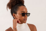 Eyevan 325 brown sunglasses model