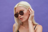Eyevan 716 Gold Sunglasses Model