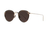 Eyevan 717 Gold Havana Sunglasses
