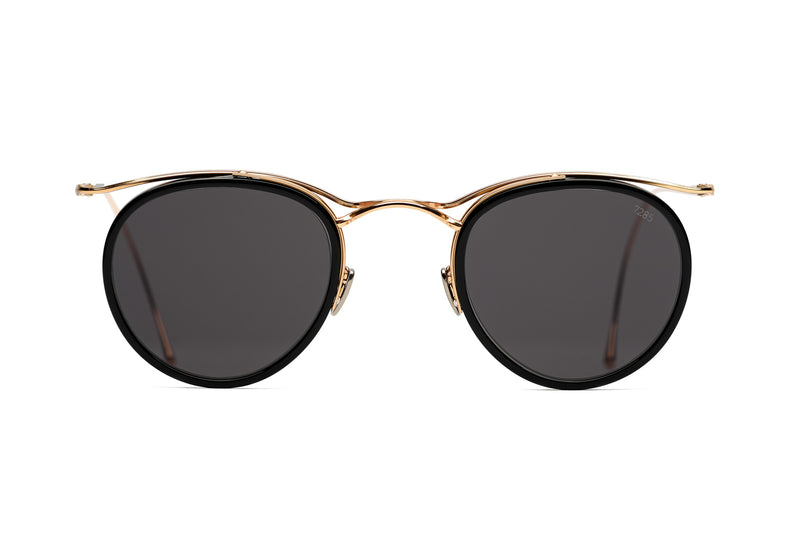 eyevan 789 black gold sunglasses2