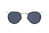 eyevan 789 silver black blue sunglasses1