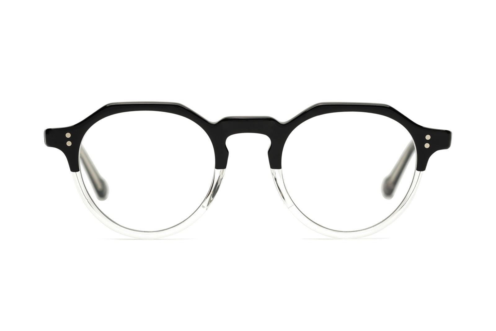 Eyevan | Attache Eyeglasses - TT | Black Clear