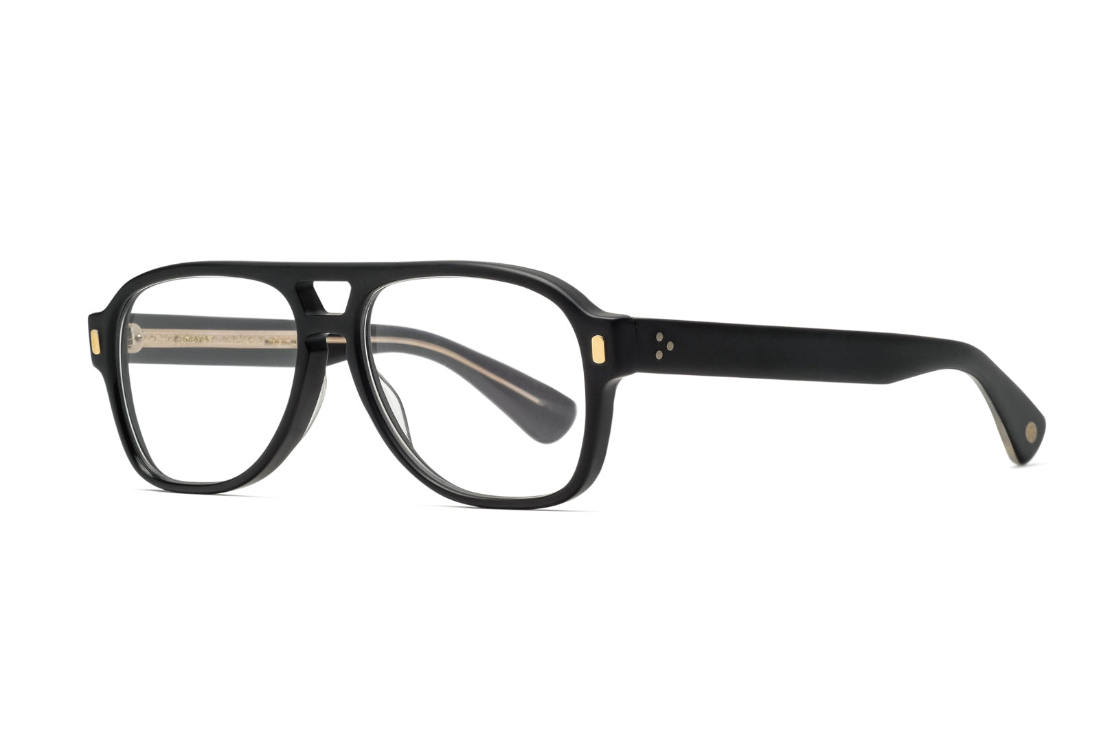 Eyevan Brett Matte Black Eyeglasses