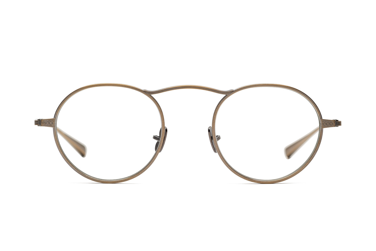 Eyevan Safari Antique Gold Eyeglasses