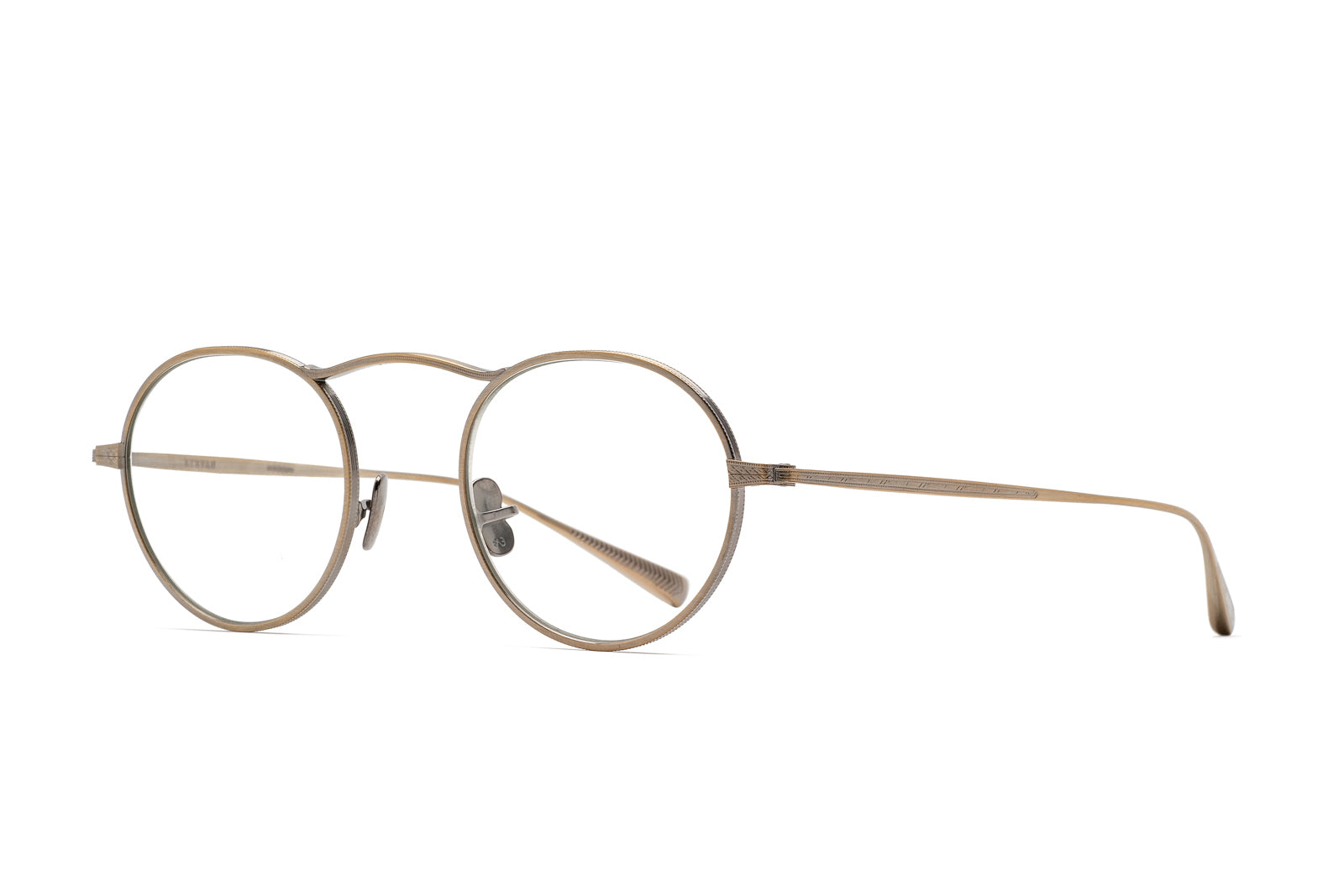 Eyevan Safari Antique Gold Eyeglasses