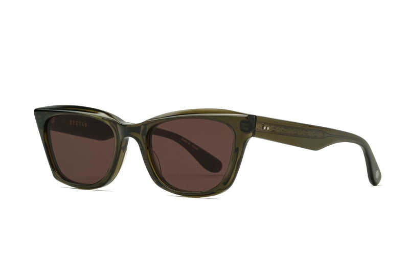 eyevan sonic od tranparent green sunglasses2
