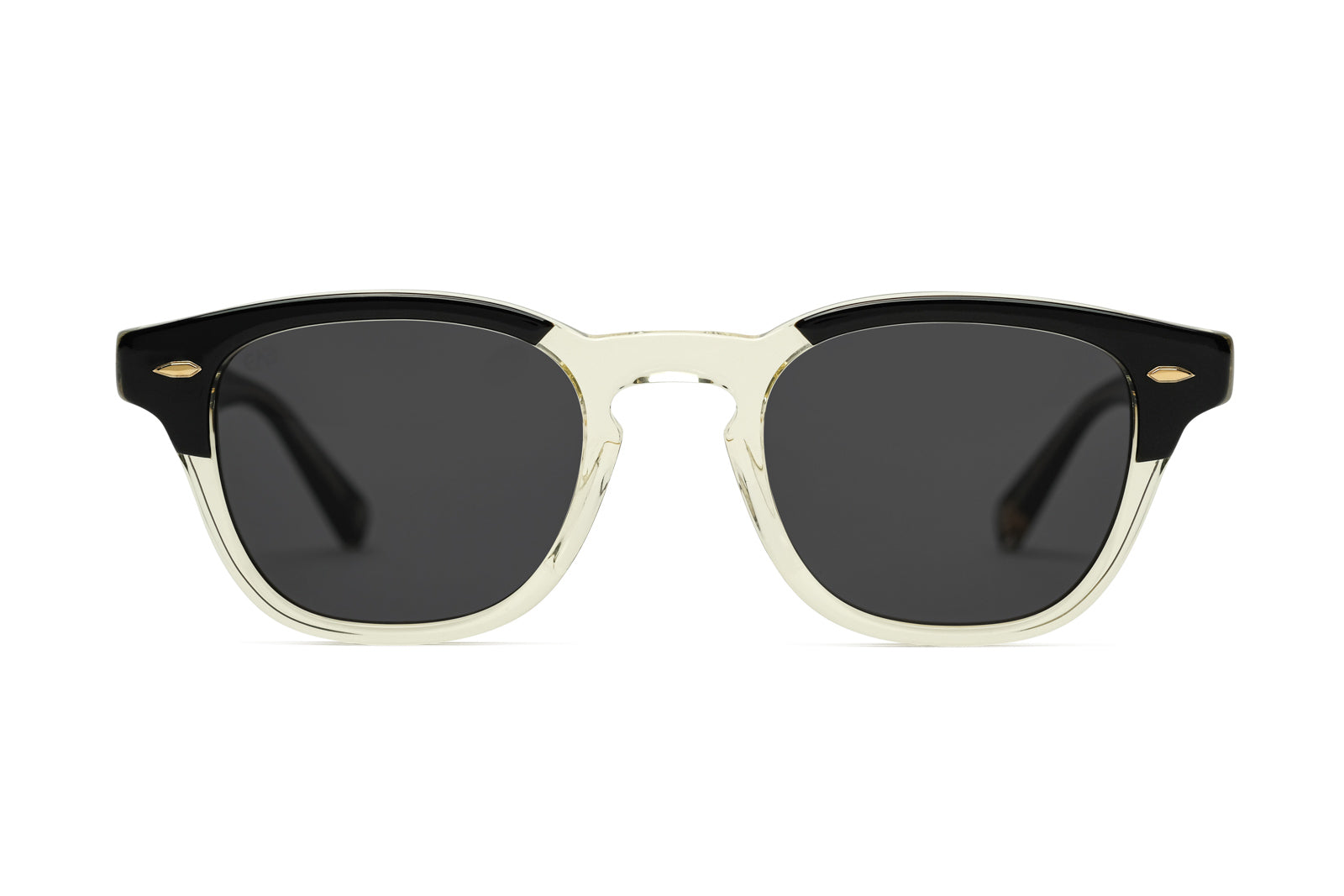 eyevan webb black and white pbk ecr sunglasses