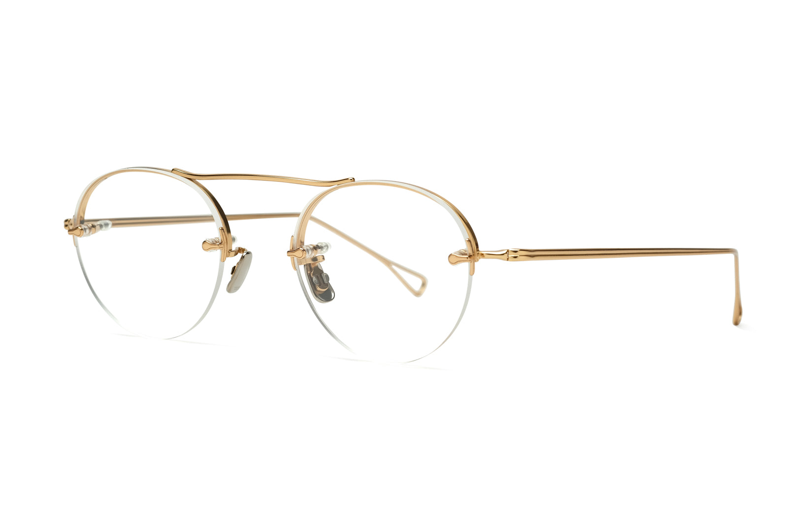 eyevan7285 790 gold eyeglasses