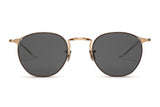 eyevan 7285 900 gold model 781 sunglasses round