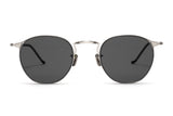 eyevan 7285 800 grey model 781 sunglasses round