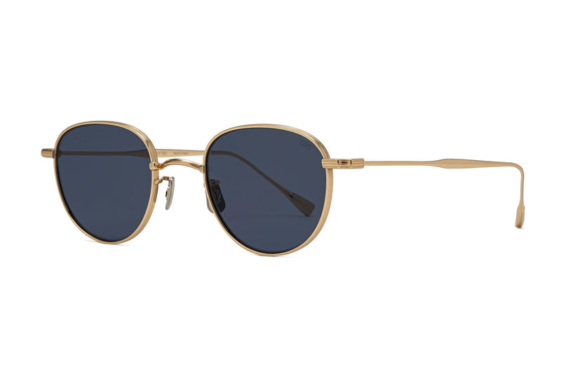 eyevan 170 gold blue sunglasses