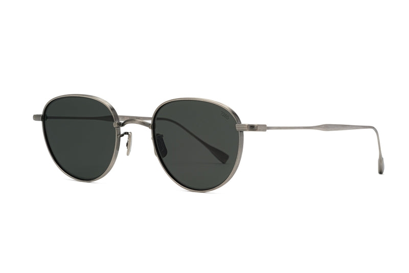 eyevan 170 matte silver grey sunglasses
