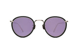 Eyevan 717E 1122 Silver Matte Black Sunglasses
