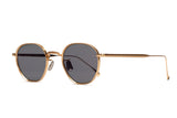 eyevan 7285 163 gold sunglasses miami