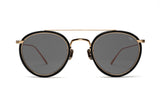 Eyevan 762 1002 Gold Black Sunglasses
