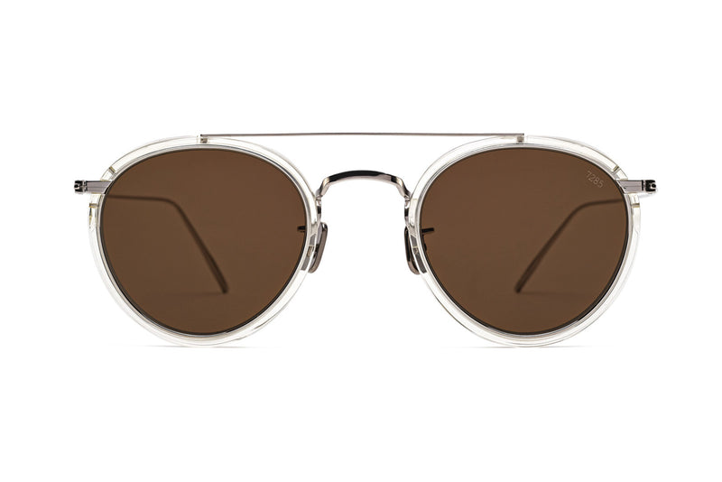 Eyevan 762 3070 Silver Clear Sunglasses