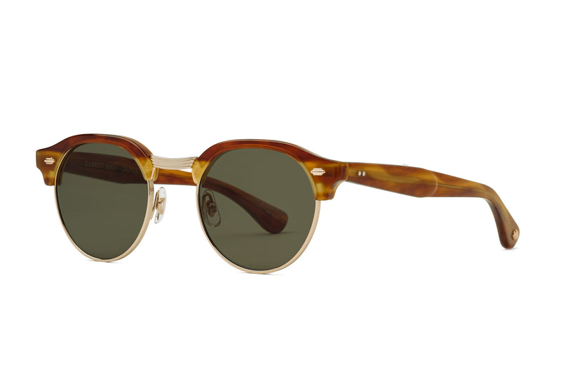 garrett leight oakwood honey amber tortoise gold sunglasses1