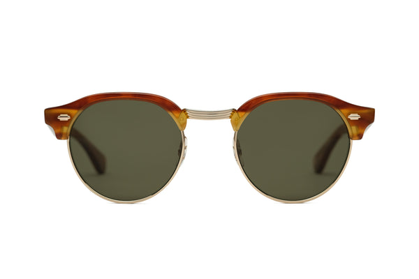 garrett leight oakwood honey amber tortoise gold sunglasses