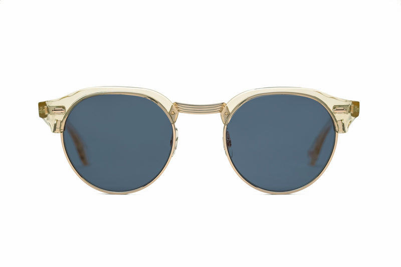 garrett leight oakwood pure glass gold sunglasses