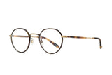 garrett leight robson bourbon antique gold eyeglasses1