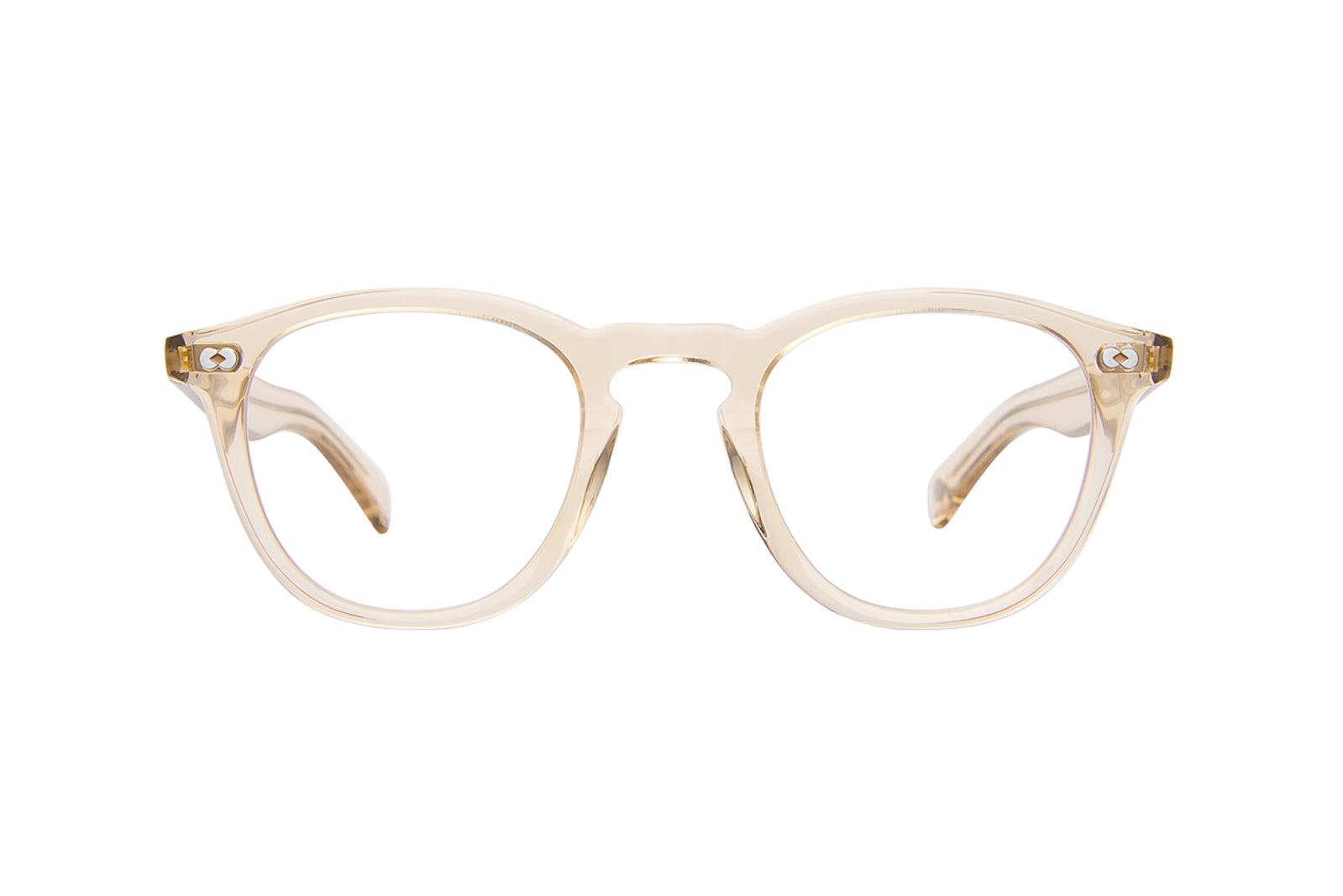 Garrett Leight Hampton X Shell Crystal Optical Eye Glasses