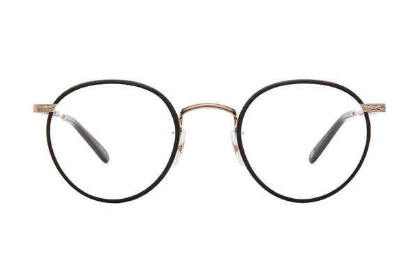 Garrett Leight Wilson Black Gold Optical Eye Glasses
