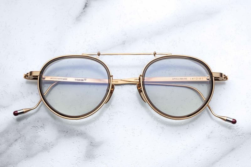 Jacques Marie Mage Apollinaire Maple Eyeglasses