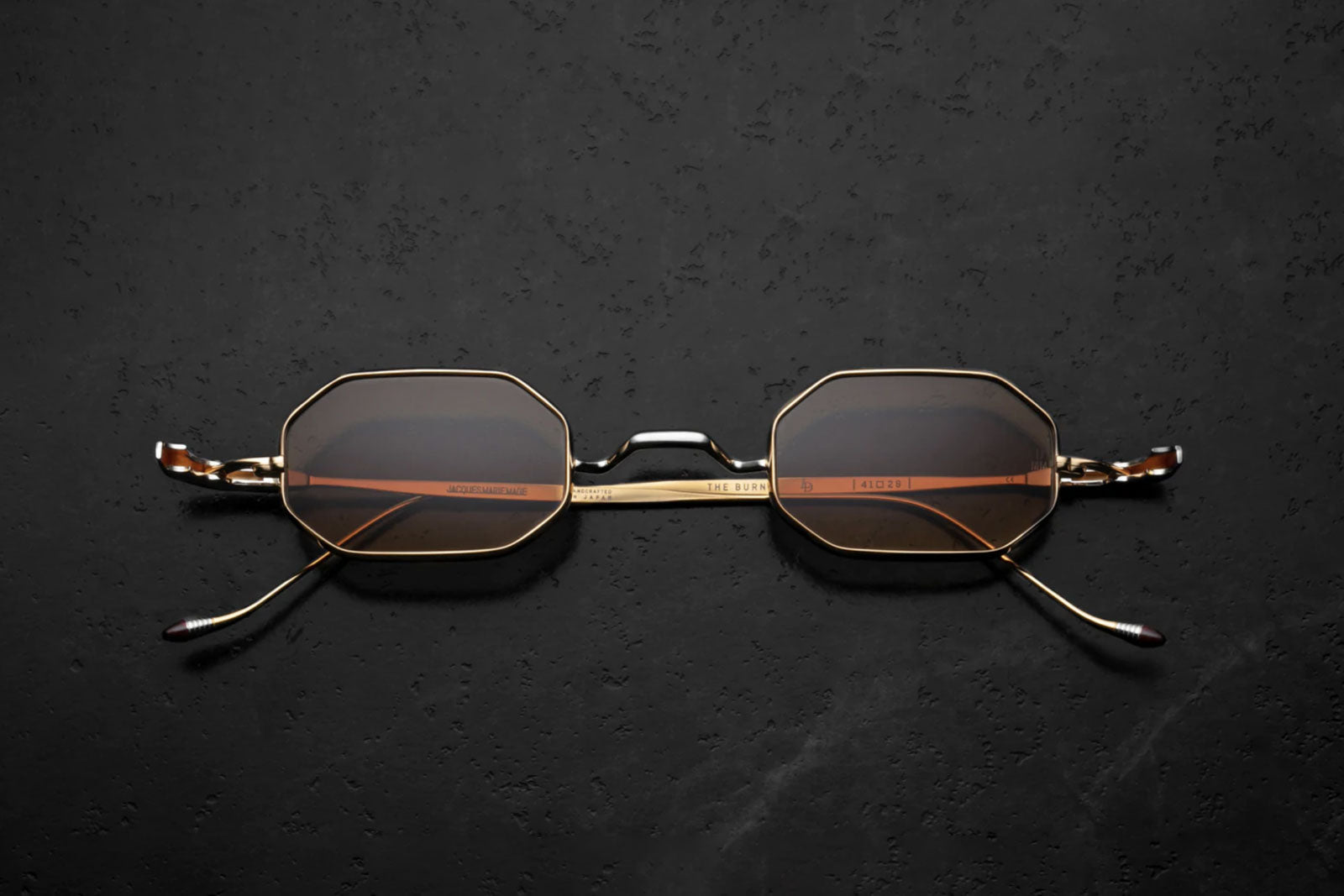 Jacques Marie Mage The Burn Gold Sunglasses