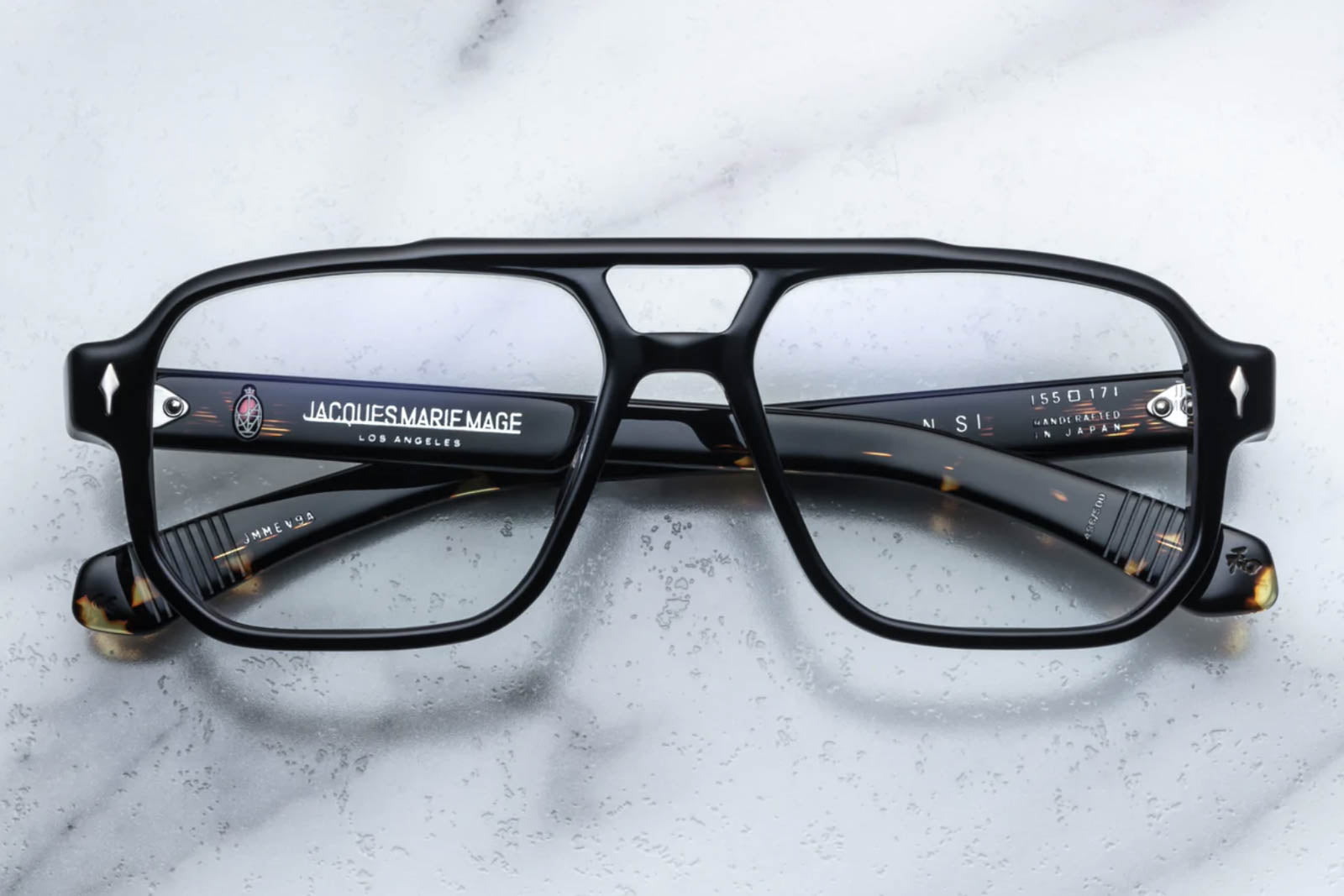 Jacques Marie Mage Evans Noir Eyeglasses