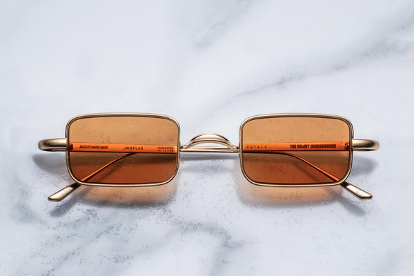 Jacques Marie Mage Fatale Gold Sunglasses