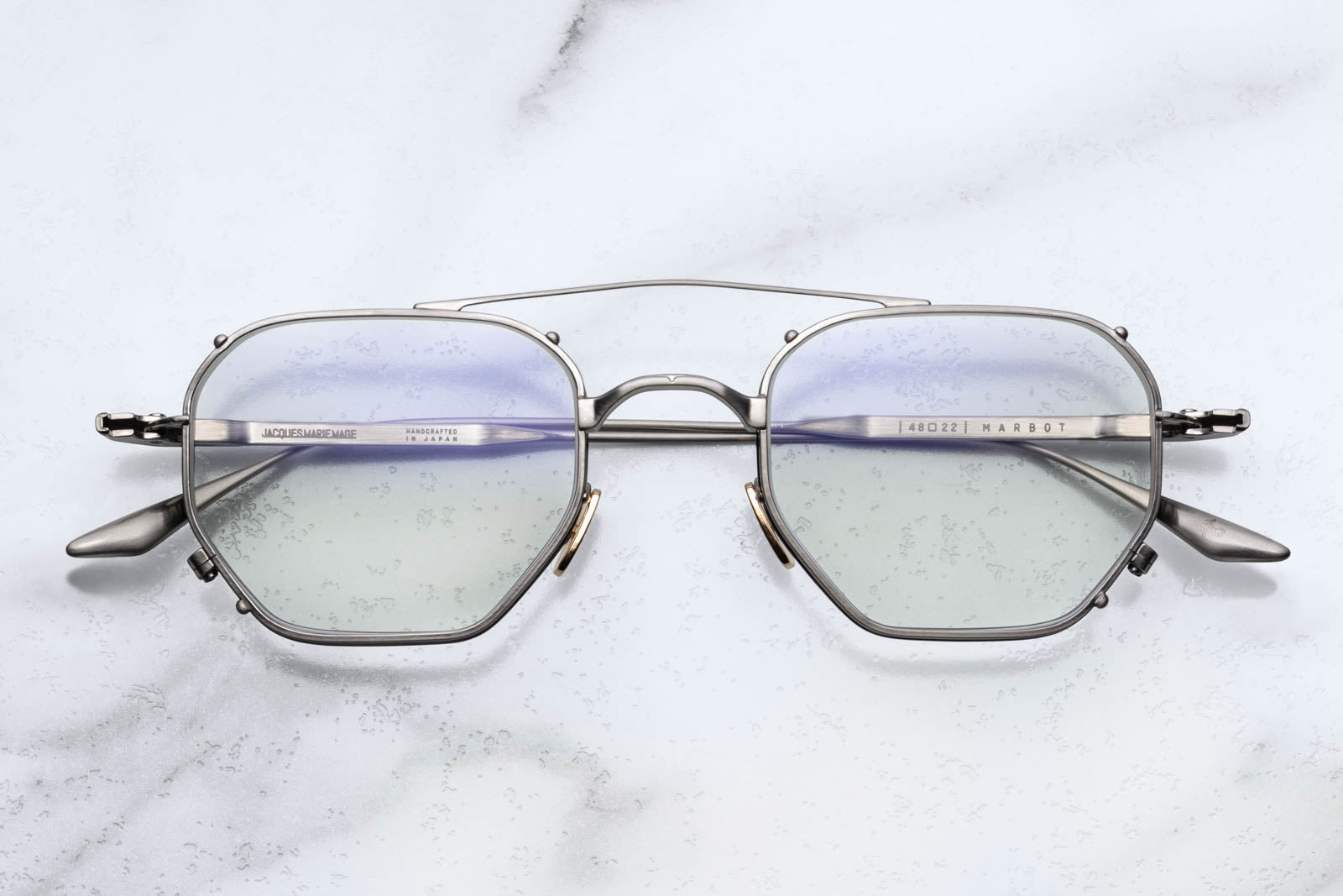 Jacques Marie Mage Marbot Chrome Eyeglasses