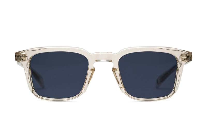 Jacques Marie Mage Prudhon Beige Blue Custom Sunglasses