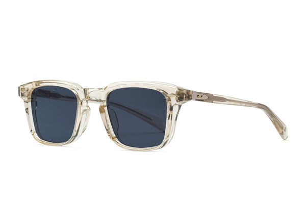 Jacques Marie Mage Prudhon Beige Blue Custom Sunglasses