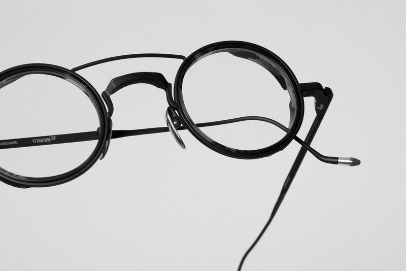 Jacques Marie Mage Ringo 2 Black and White Eyeglasses