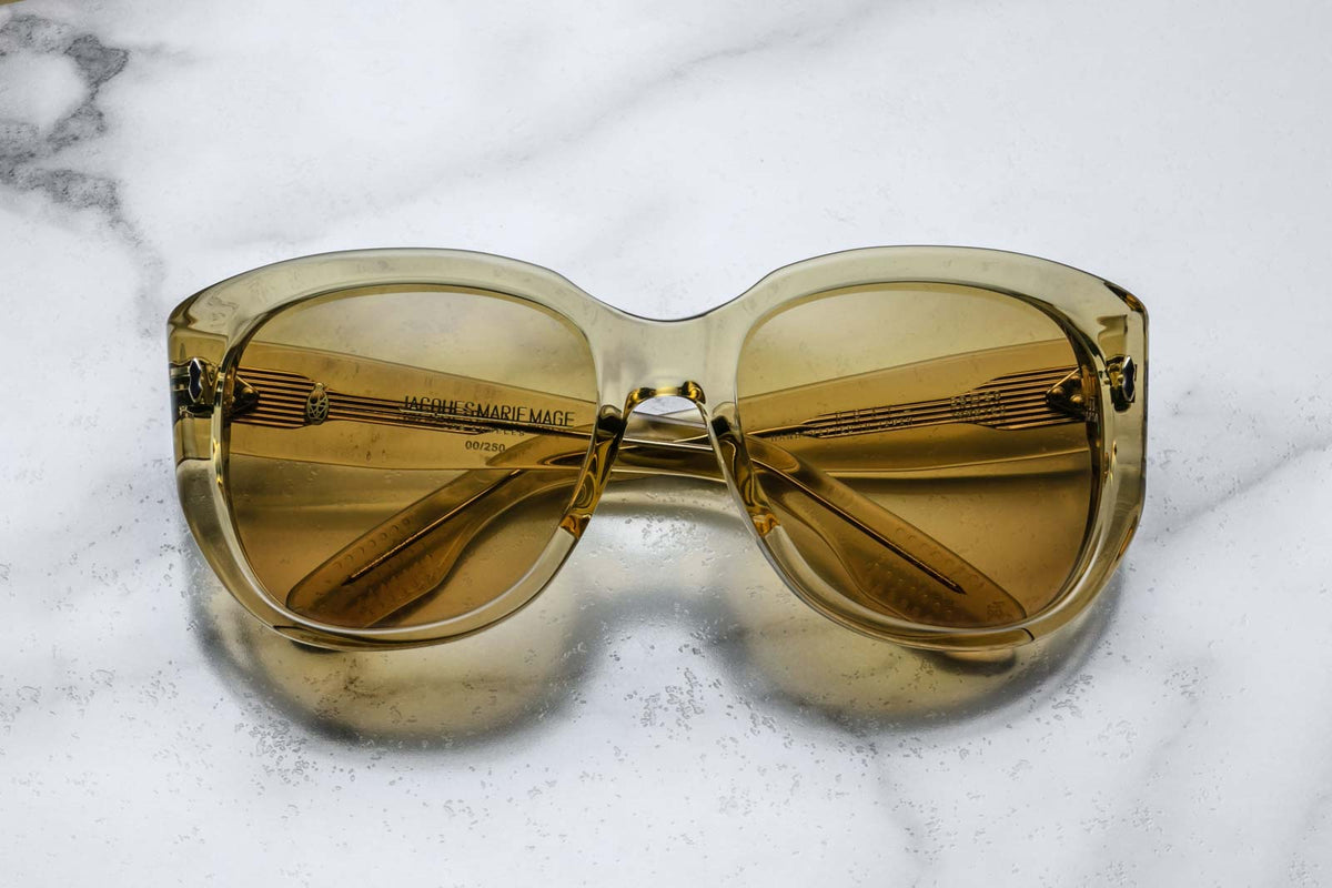 Jacques Marie Mage | Roxy in Olive Sunglasses - twelvesixtynine