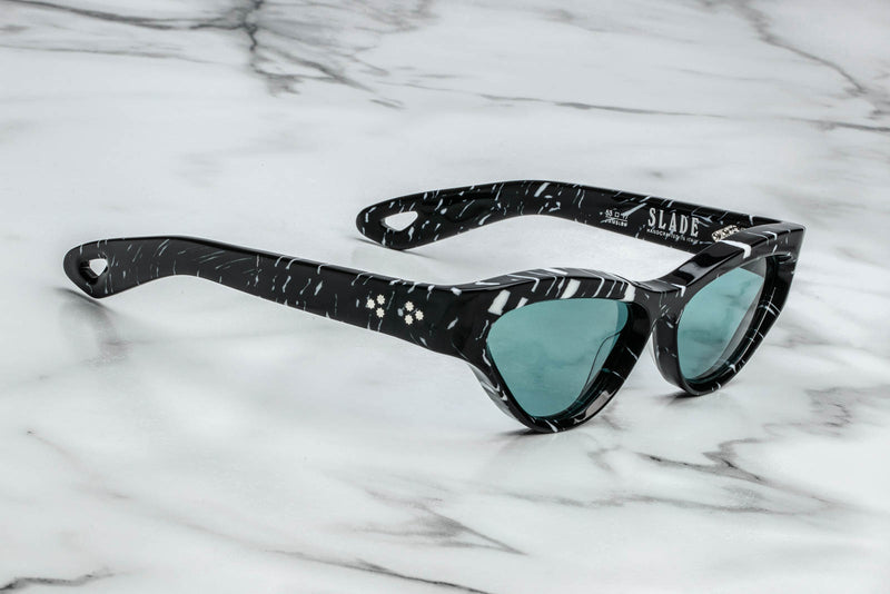 Jacques Marie Mage Slade Black Marble Sunglasses