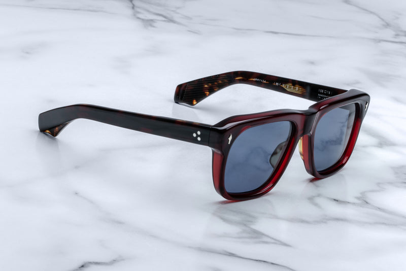 Jacques Marie Mage Yves Burgundy Sunglasses