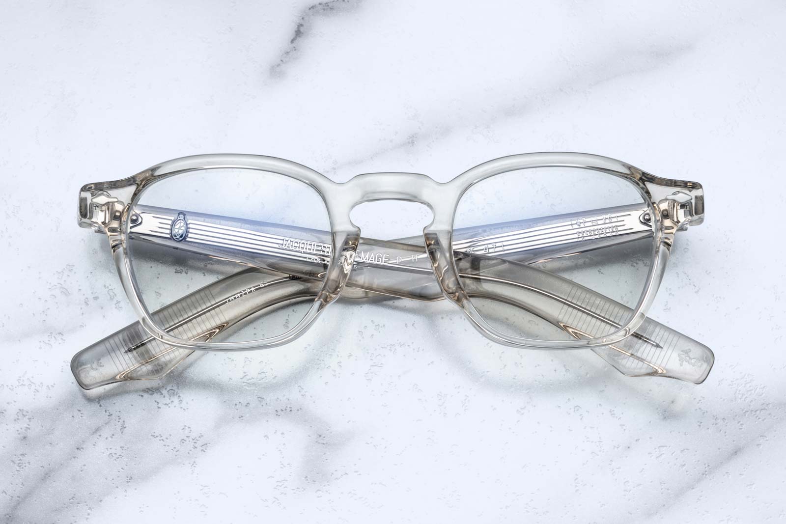 Jacques Marie Mage Zephirin 47 Beige Eyeglasses