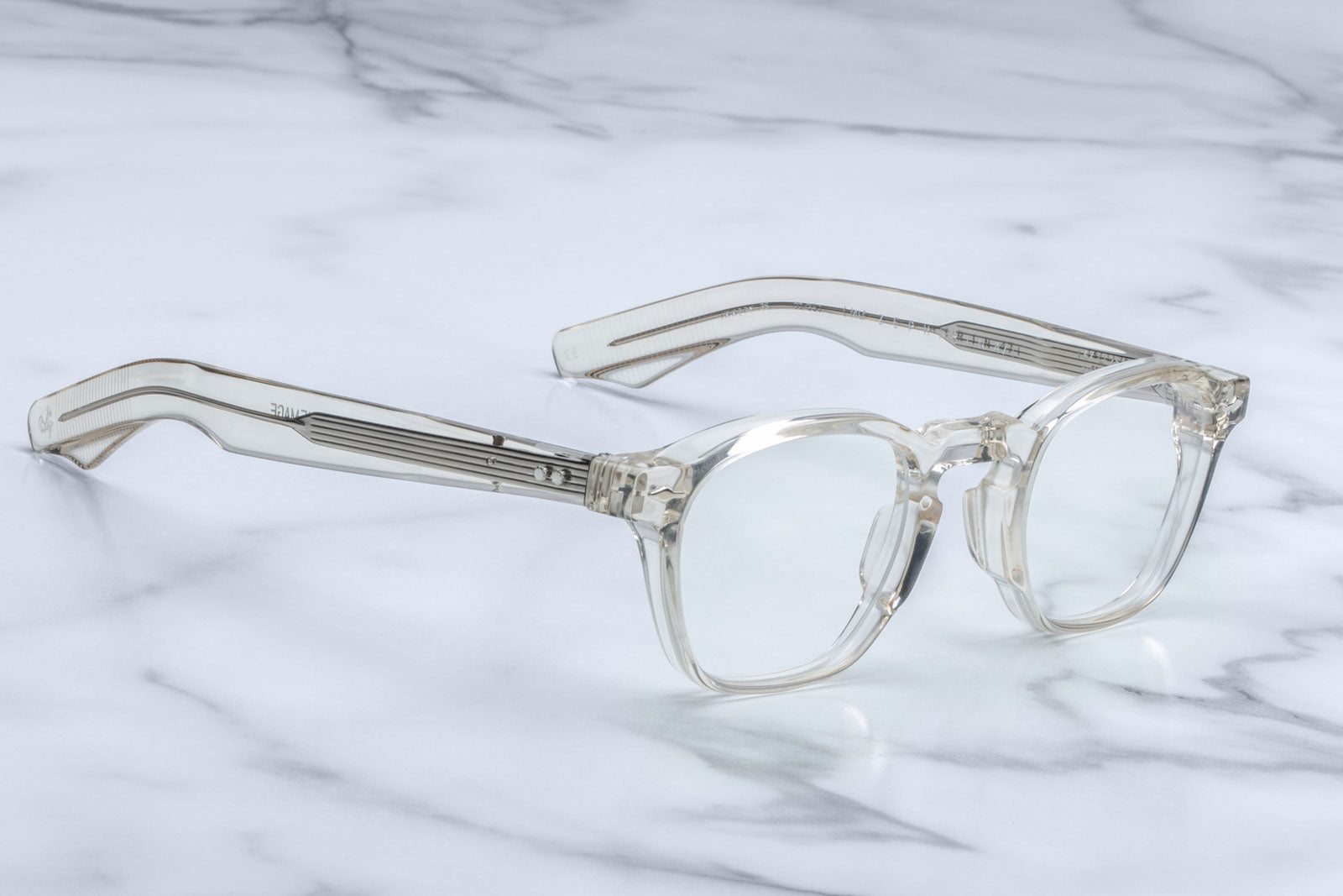 Jacques Marie Mage Zephirin 47 Beige Eyeglasses