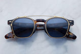 jacques marie mage zephrin clip gold/blue sunglasses