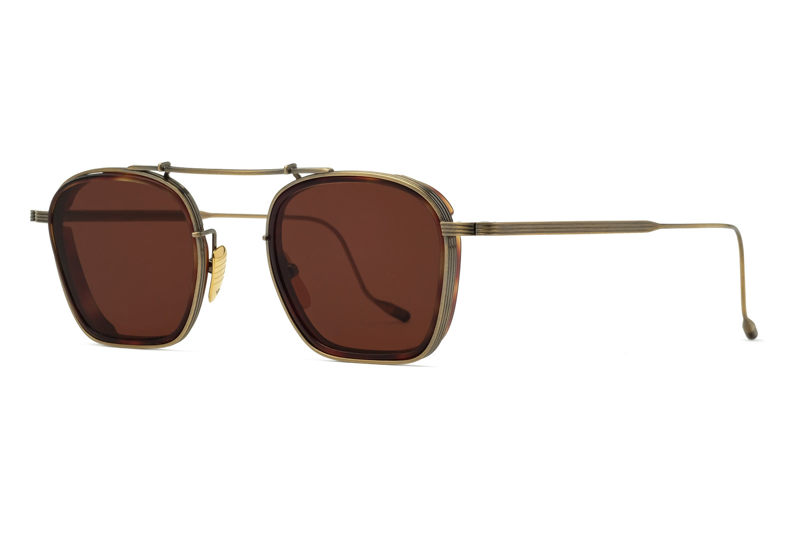 jacques marie mage baudelaire antique gold sunglasses