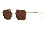 Jacques Marie Mage Baudelaire 2 antique gold brown sunglasses