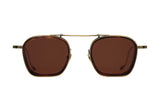 Jacques Marie Mage Baudelaire 2 antique gold brown sunglasses