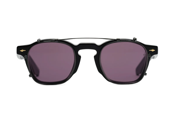 Jacques marie mage Zephirin Clip black purple lens for eyeglasses
