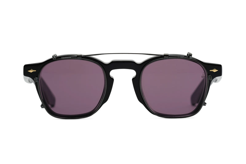 Jacques marie mage Zephirin Clip black purple lens for eyeglasses