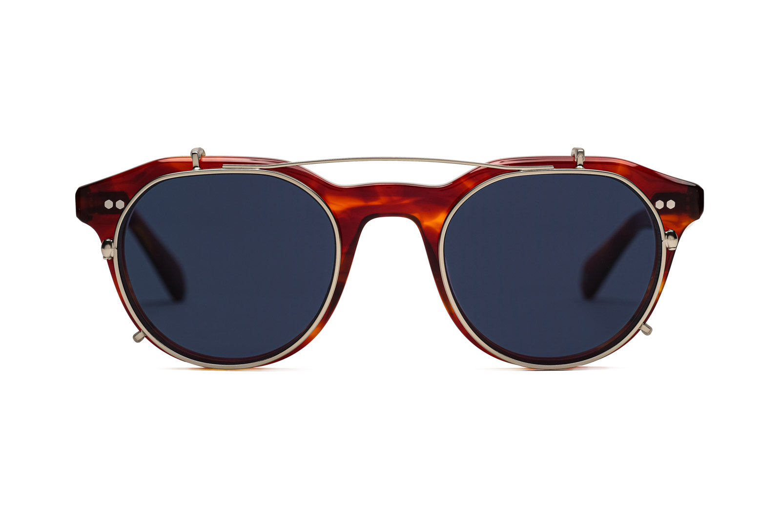 Morrison silver with blue lens clip